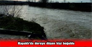 DEREYE DÜŞEN KİŞİ HAYATINI KAYBETTİ