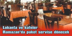 TOPLU İFTAR VE SAHUR ETKİNLİKLERİ YAPILMAYACAK