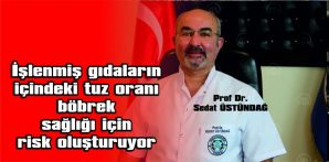 İŞLENMİŞ GIDALARIN İÇİNDEKİ TUZ ORANI BÖBREK SAĞLIĞI İÇİN RİSK OLUŞTURUYOR