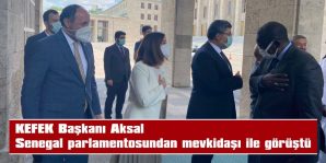 AKSAL, SİNEGAL DOSTLUK GRUBU ÜYELERİNİ TBMM’DE MİSAFİR ETTİ