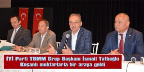 TATLIOĞLU: “DEVLET YATARAK YÖNETİLMEZ”