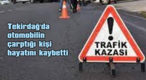 TEKİRDAĞ’DA OTOMOBİLİN ÇARPTIĞI KİŞİ HAYATINI KAYBETTİ