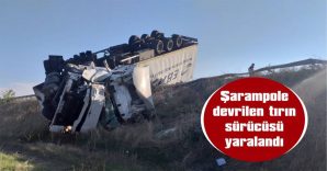 YARALI SÜRÜCÜSÜ HASTANEDE TEDAVİ ALTINA ALINDI