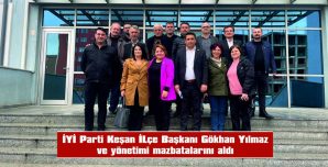 İYİ PARTİ KEŞAN İLÇE BAŞKANI VE YÖNETİMİ MAZBATALARINI ALDI