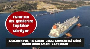 SAZLIDERE’DE, 18 ŞUBAT 2023 CUMARTESİ GÜNÜ BASIN AÇIKLAMASI YAPILACAK