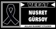 NUSRET GÜRSOY VEFAT ETTİ