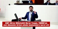 YAZGAN: “BAKAN DEĞİL, GÖREN İSTİYORUZ”