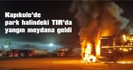 TIR’IN DORSESİ VE İÇERİSİNDEKİ ÜRÜNLER KULLANILMAZ HALE GELDİ