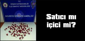 ÜZERİNDEN 96 ADET SENTETİK ECZA ÇIKTI