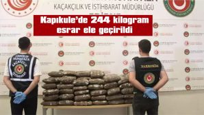 KAPIKULE’DE 244 KİLOGRAM ESRAR ELE GEÇİRİLDİ