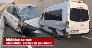 YARALI SÜRÜCÜ AMBULANSLA HASTANEYE KALDIRILDI