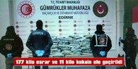 177 KİLOGRAM ESRAR VE 11 KİLOGRAM KOKAİN ELE GEÇİRİLDİ