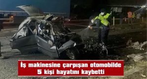 İŞ MAKİNESİ OPERATÖRÜ YARALANDI