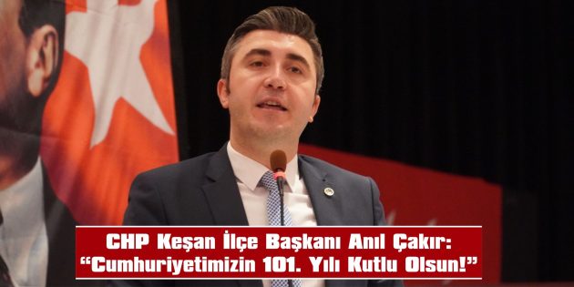 “KENDİNE GÜVENEN BİR TÜRKİYE İÇİN ÇALIŞMAK, CUMHURİYETİMİZE SAHİP ÇIKMANIN EN GÜZEL YOLUDUR”