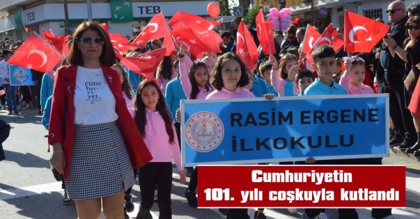 CUMHURİYETİN 101. YILI COŞKUYLA KUTLANDI