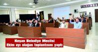 KEŞAN BELEDİYE MECLİSİ EKİM AYI TOPLANTISI GERÇEKLEŞTİRİLDİ