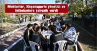 MUHTARLAR, KEŞANSPORLU YÖNETİCİ VE FUTBOLCULARA KAHVALTI VERDİ