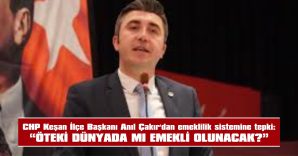 “EMEKLİLERİMİZ YOKSULLUĞA MAHKUM EDİLİYOR”