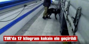 BULGARİSTAN’DAN GELEN TIR, İÇİNDE KOKAİNLERLE TÜRKİYE’YE GİRECEKTİ