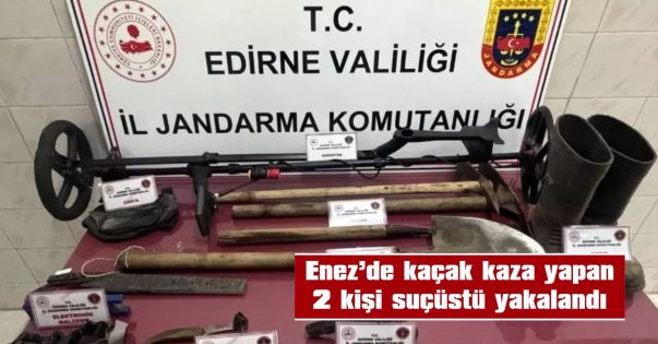 KAÇAK KAZIDA KULLANILAN MALZEMELERE EL KONULDU