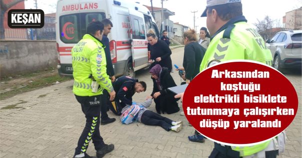 YARALI ÇOCUK, AMBULANSLA HASTANEYE KALDIRILDI