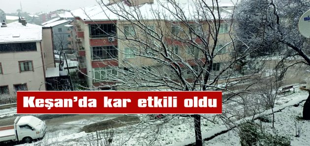 KAR YAĞIŞININ ARALIKLARLA DEVAM ETMESİ BEKLENİYOR