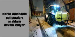 BELEDİYE EKİPLERİ, TOPYEKUN SAHADA…