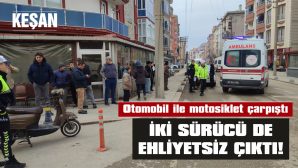 MOTOSİKLET SÜRÜCÜSÜ YARALANDI